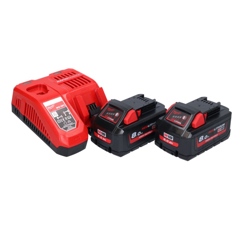 Milwaukee M18 FTS210-802B Akku Tischkreissäge 18 V 210 mm Brushless + 2x Akku 8,0 Ah + Ladegerät