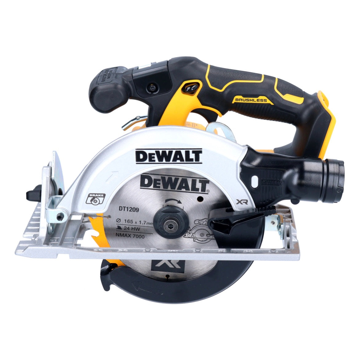 DeWalt DCS 565 D1 Akku Handkreissäge 18 V 165 mm Brushless + 1x Akku 2,0 Ah + Ladegerät