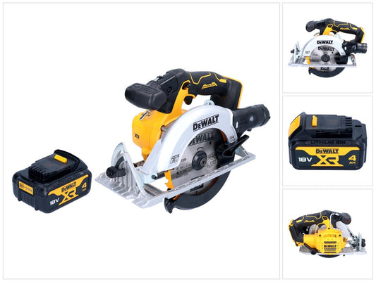 DeWalt DCS 565 N Akku Handkreissäge 18 V 165 mm Brushless + 1x Akku 4,0 Ah - ohne Ladegerät