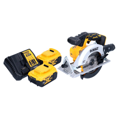 DeWalt DCS 565 P2 Akku Handkreissäge 18 V 165 mm Brushless + 2x Akku 5,0 Ah + Ladegerät