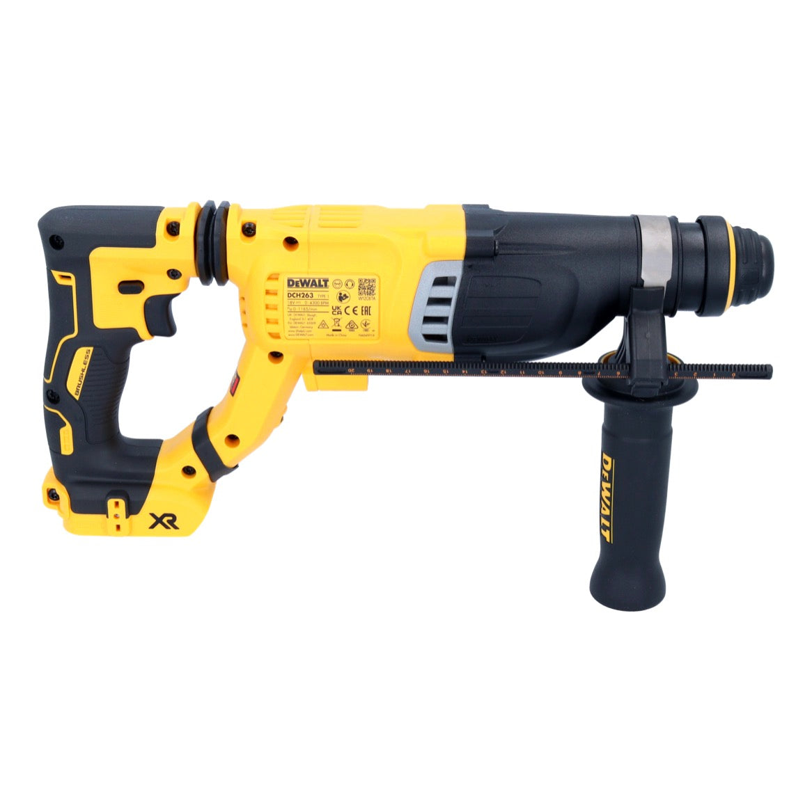 Marteau combiné à batterie DeWalt DCH 263 N 18 V 3 J SDS Plus Brushless + 1x batterie 2,0 Ah - sans chargeur