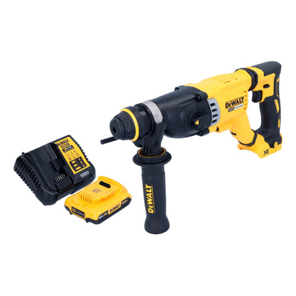 DeWalt DCH 263 D1 Akku Kombihammer 18 V 3 J SDS Plus Brushless + 1x Akku 2,0 Ah + Ladegerät