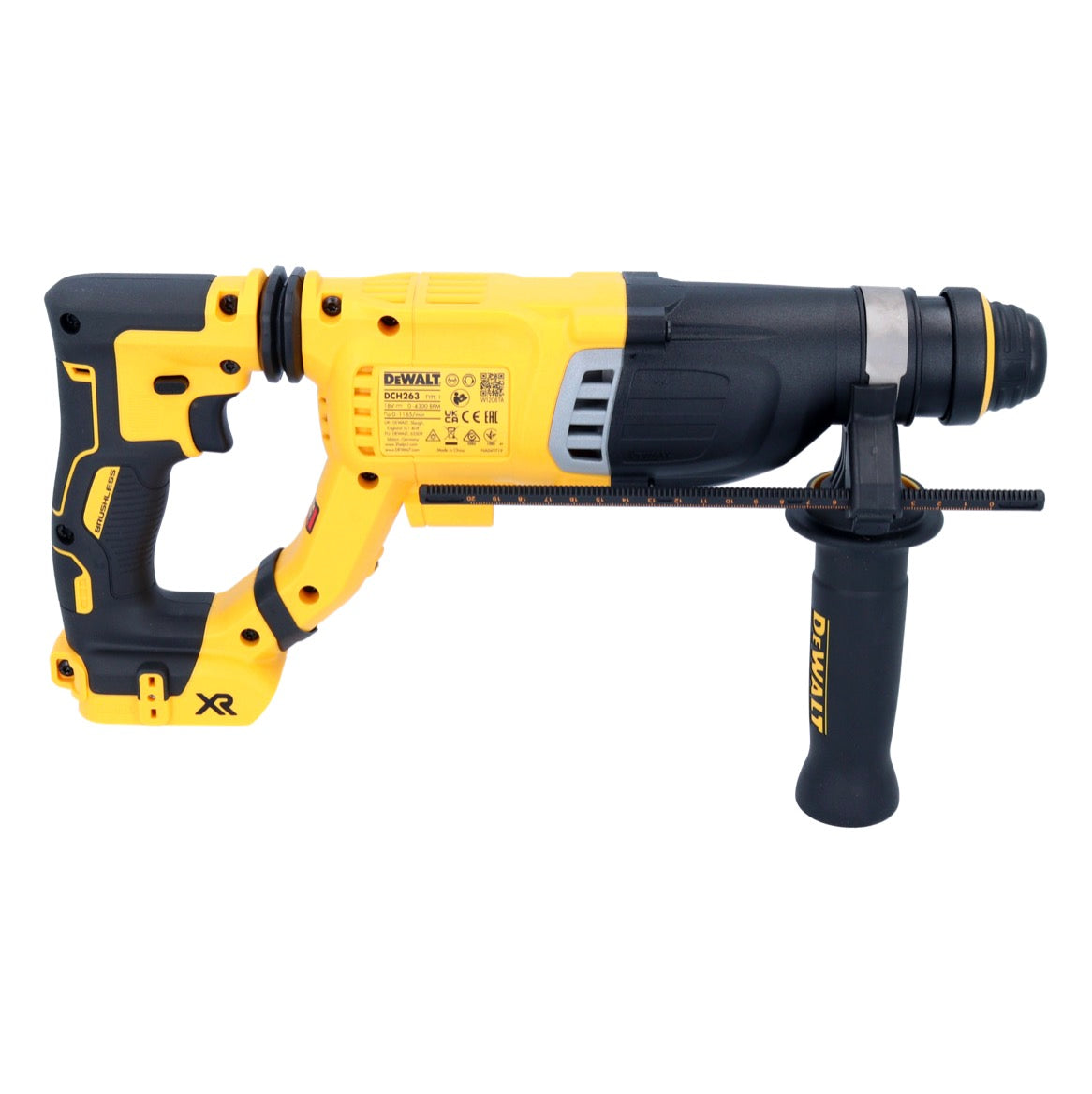 Marteau combiné à batterie DeWalt DCH 263 D2 18 V 3 J SDS Plus Brushless + 2x batteries 2,0 Ah + chargeur