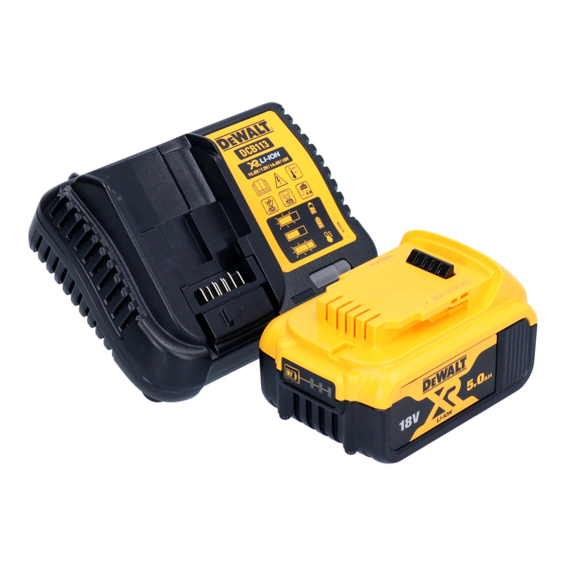 DeWalt DCH 263 P1 Akku Kombihammer 18 V 3 J SDS Plus Brushless + 1x Akku 5,0 Ah + Ladegerät