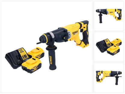 Marteau combiné à batterie DeWalt DCH 263 P2 18 V 3 J SDS Plus Brushless + 2x batteries 5,0 Ah + chargeur