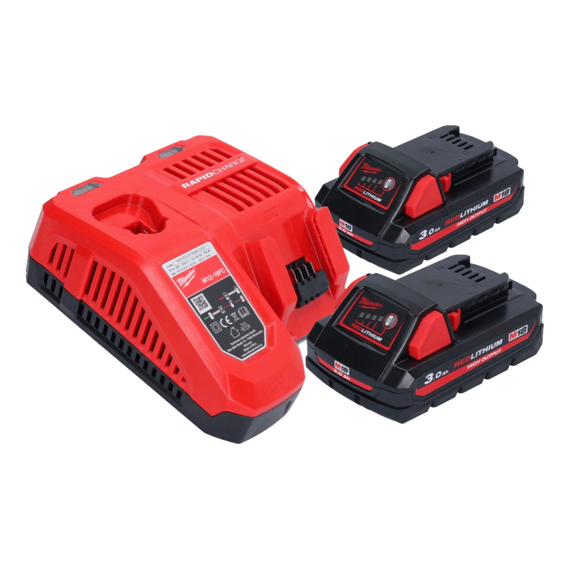 Milwaukee M18 FMTIW2F38-302 Akku Schlagschrauber 18 V 745 Nm 3/8" Brushless + 2x Akku 3,0 Ah + Ladegerät