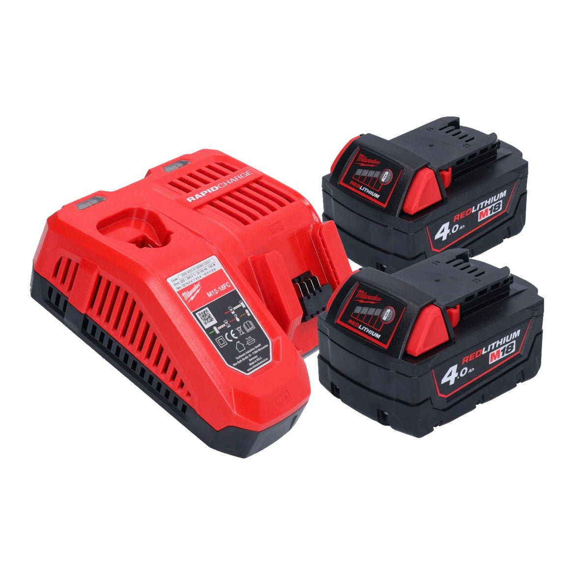 Clé à chocs sans fil Milwaukee M18 FMTIW2F38-402 18 V 745 Nm 3/8" sans balais + 2x batterie 4,0 Ah + chargeur