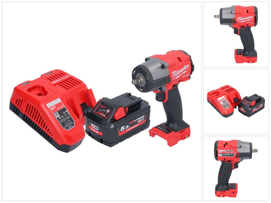 Clé à chocs sans fil Milwaukee M18 FMTIW2F38-551 18 V 745 Nm 3/8" brushless + 1x batterie 5,5 Ah + chargeur