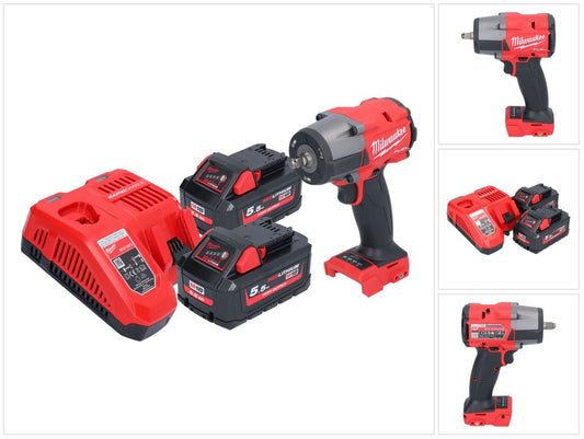 Clé à chocs sans fil Milwaukee M18 FMTIW2F38-552 18 V 745 Nm 3/8" brushless + 2x batterie 5,5 Ah + chargeur