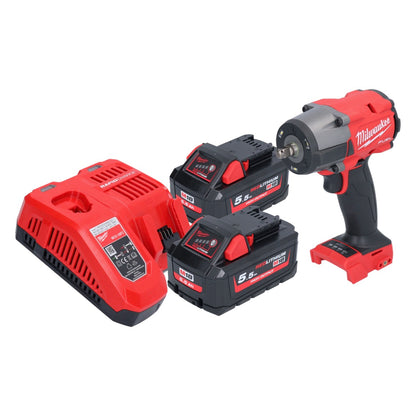 Milwaukee M18 FMTIW2F38-552 Akku Schlagschrauber 18 V 745 Nm 3/8" Brushless + 2x Akku 5,5 Ah + Ladegerät