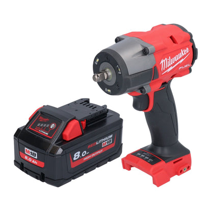 Clé à chocs sans fil Milwaukee M18 FMTIW2F38-801 18 V 745 Nm 3/8" brushless + 1x batterie 8,0 Ah - sans chargeur