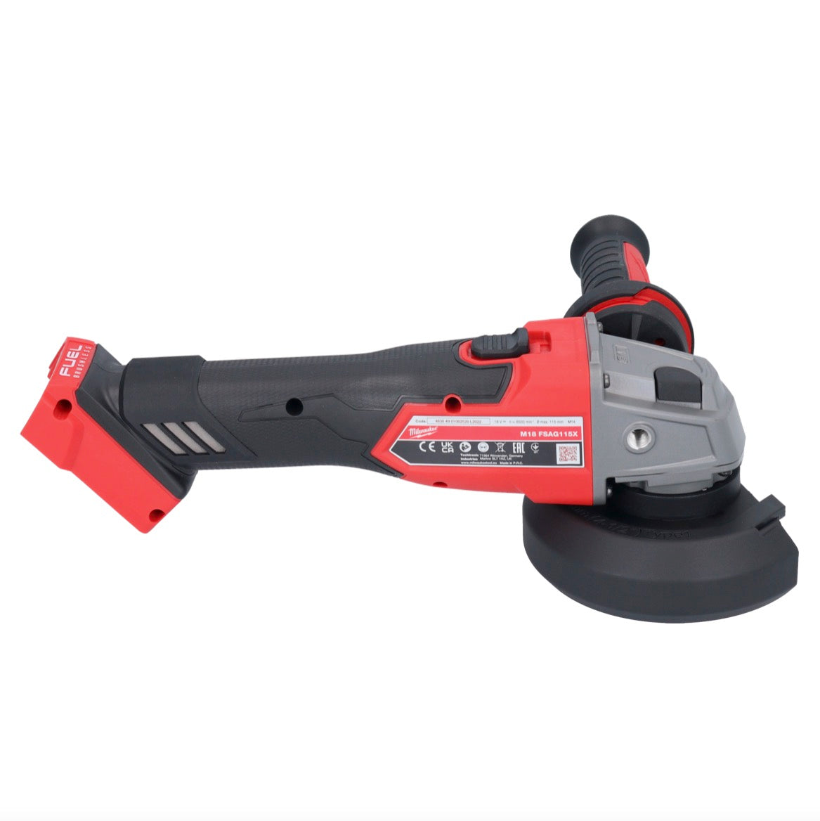 Meuleuse d'angle sur batterie Milwaukee M18 FSAG115X-0X 18 V 115 mm brushless + boîtier HD - sans batterie, sans chargeur