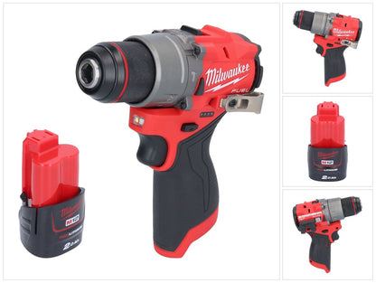 Milwaukee M12 FPD2-201 Akku Schlagbohrschrauber 12 V 45 Nm Brushless + 1x Akku 2,0 Ah - ohne Ladegerät