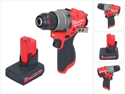 Perceuse à percussion sans fil Milwaukee M12 FPD2-501 12 V 45 Nm sans balais + 1x batterie 5,0 Ah - sans chargeur