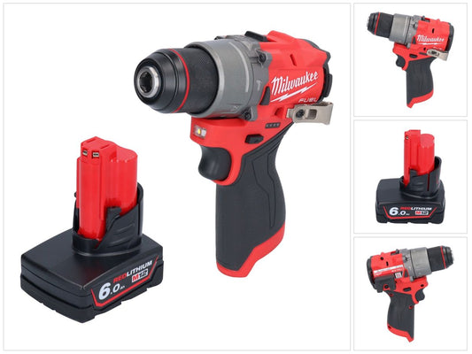 Milwaukee M12 FPD2-601 Akku Schlagbohrschrauber 12 V 45 Nm Brushless + 1x Akku 6,0 Ah - ohne Ladegerät