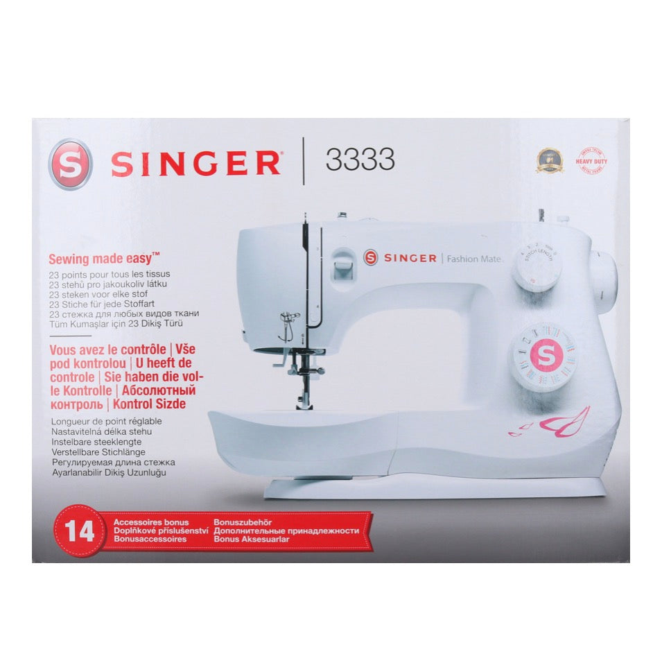 Singer Fashion Mate 3333 Nähmaschine 60 Watt 23 Nähprogramme