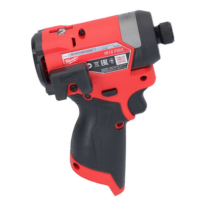 Milwaukee M12 FID2-201 Akku Schlagschrauber 12 V 170 Nm 1/4" Brushless + 1x Akku 2,0 Ah - ohne Ladegerät