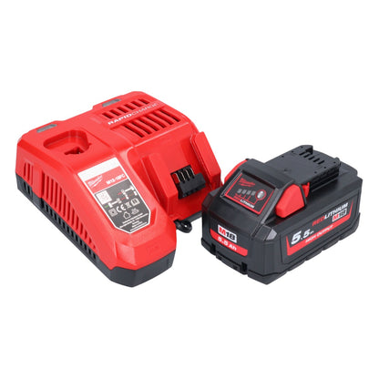 Meuleuse d'angle sur batterie Milwaukee M18 FSAG115X-551 18 V 115 mm sans balais + 1x batterie 5,5 Ah + chargeur