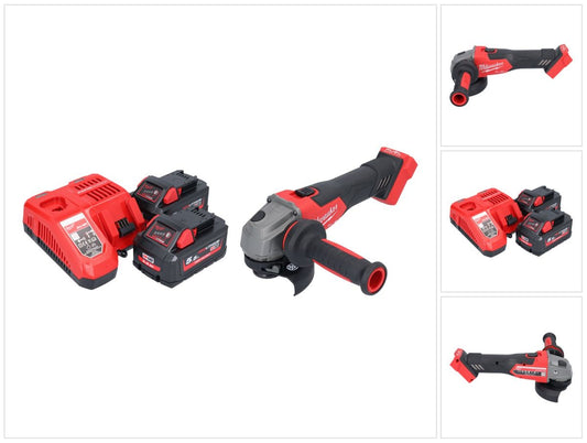 Milwaukee M18 FSAG115X-552 Akku Winkelschleifer 18 V 115 mm Brushless + 2x Akku 5,5 Ah + Ladegerät