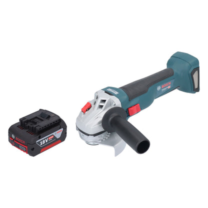 Meuleuse d'angle sans fil Bosch GWS 18V-10 Professional 18 V 115 mm sans balais + 1x batterie 4,0 Ah - sans chargeur