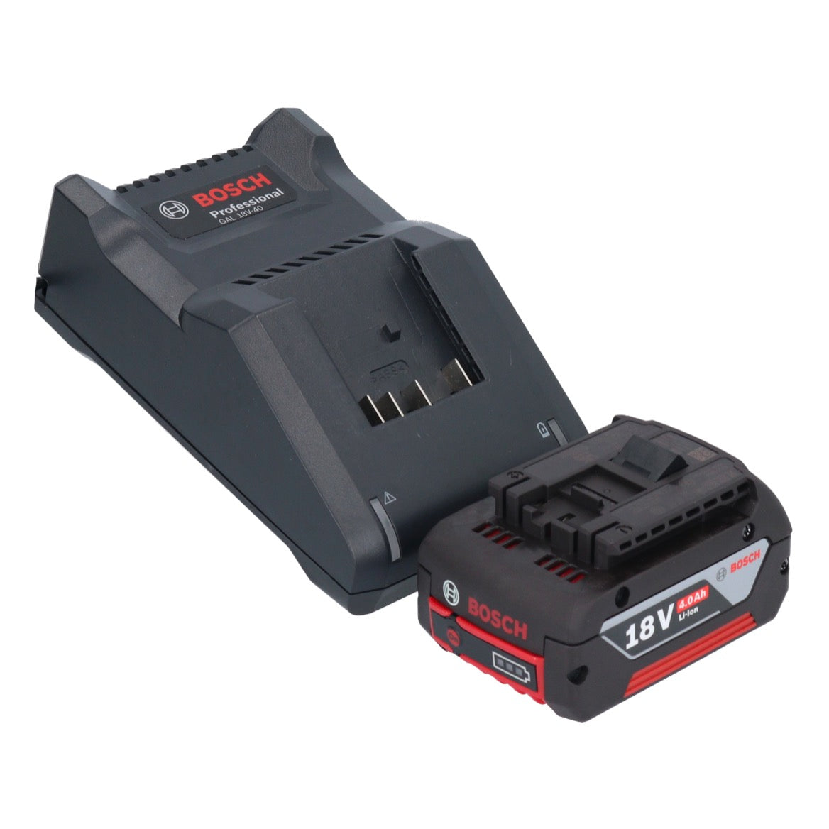 Bosch GWS 18V-10 Professional Akku Winkelschleifer 18 V 115 mm Brushless + 1x Akku 4,0 Ah + Ladegerät