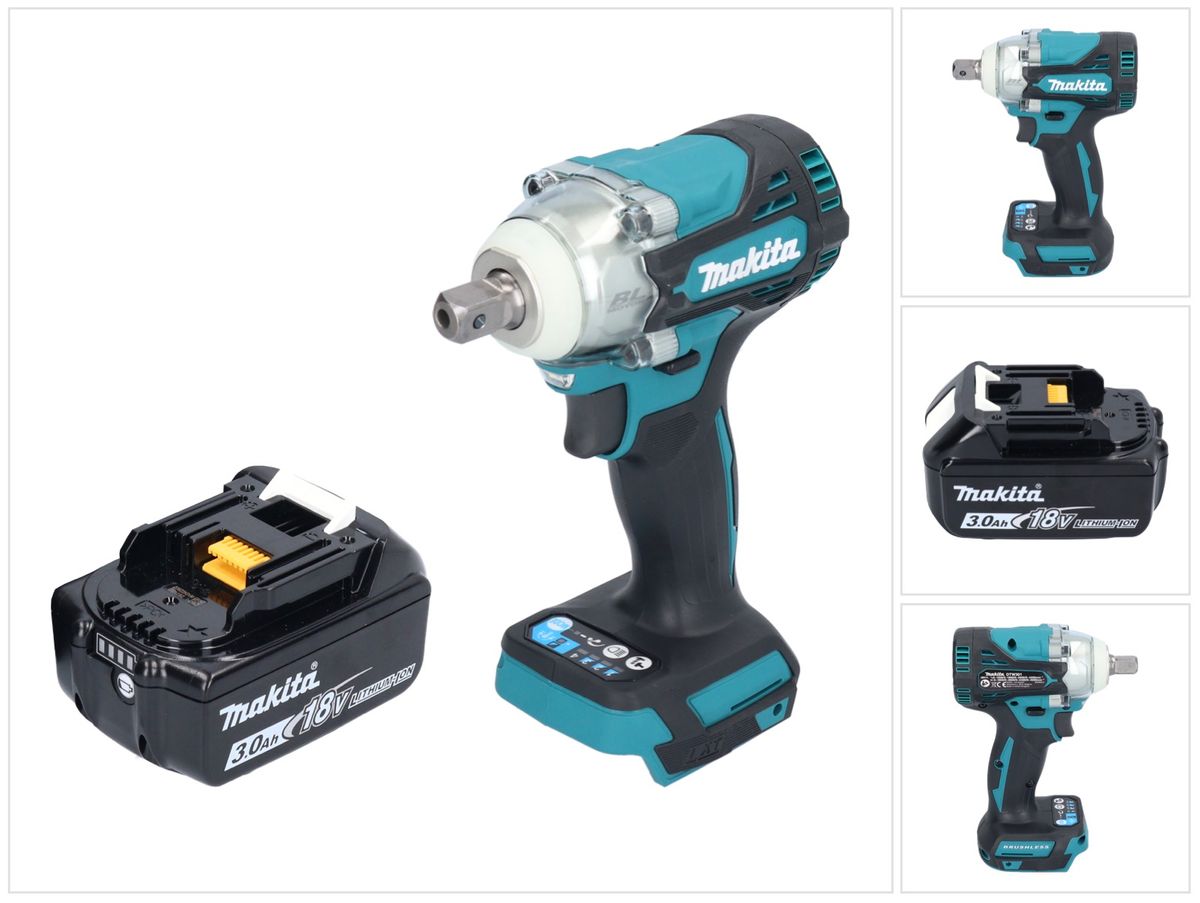 Makita DTW 301 F1 clé à chocs sans fil 18 V 330 Nm 1/2" sans balais + 1x batterie 3,0 Ah - sans chargeur