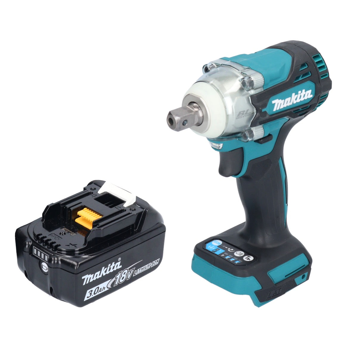 Makita DTW 301 F1 Akku Schlagschrauber 18 V 330 Nm 1/2" Brushless + 1x Akku 3,0 Ah - ohne Ladegerät