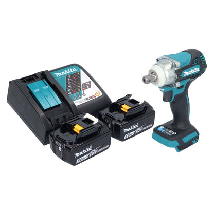 Makita DTW 301 RT Akku Schlagschrauber 18 V 330 Nm 1/2" Brushless + 2x Akku 5,0 Ah + Ladegerät