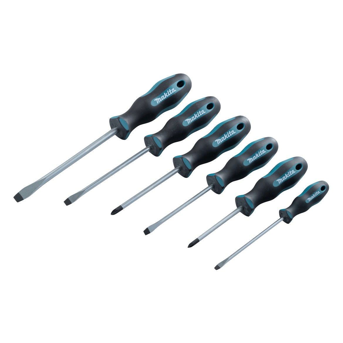 Makita E-10512 Schraubendreher Set 6 tlg. SL4 / SL5,5 / SL6,5 / SL8 / PZ1 / PZ2