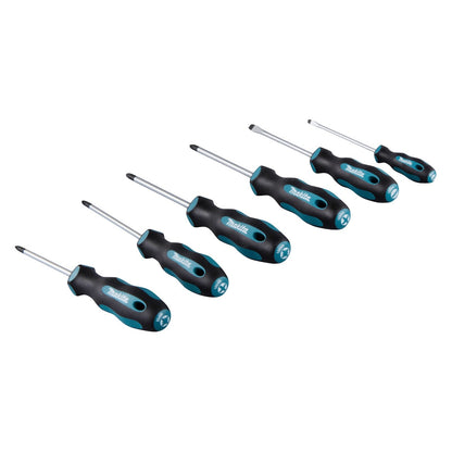 Makita E-10528 Schraubendreher Set 6 tlg. SL4 / SL5,5 / PH1 / PH2 / PZ1 / PZ2