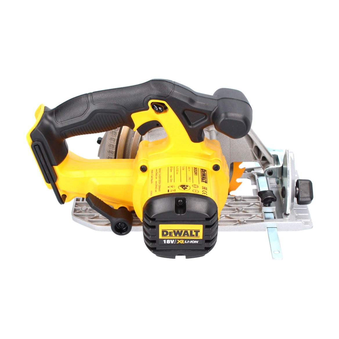 DeWalt DCS 391 N Akku Handkreissäge 18 V 165 mm + 1x Akku 5,0 Ah - ohne Ladegerät - Toolbrothers