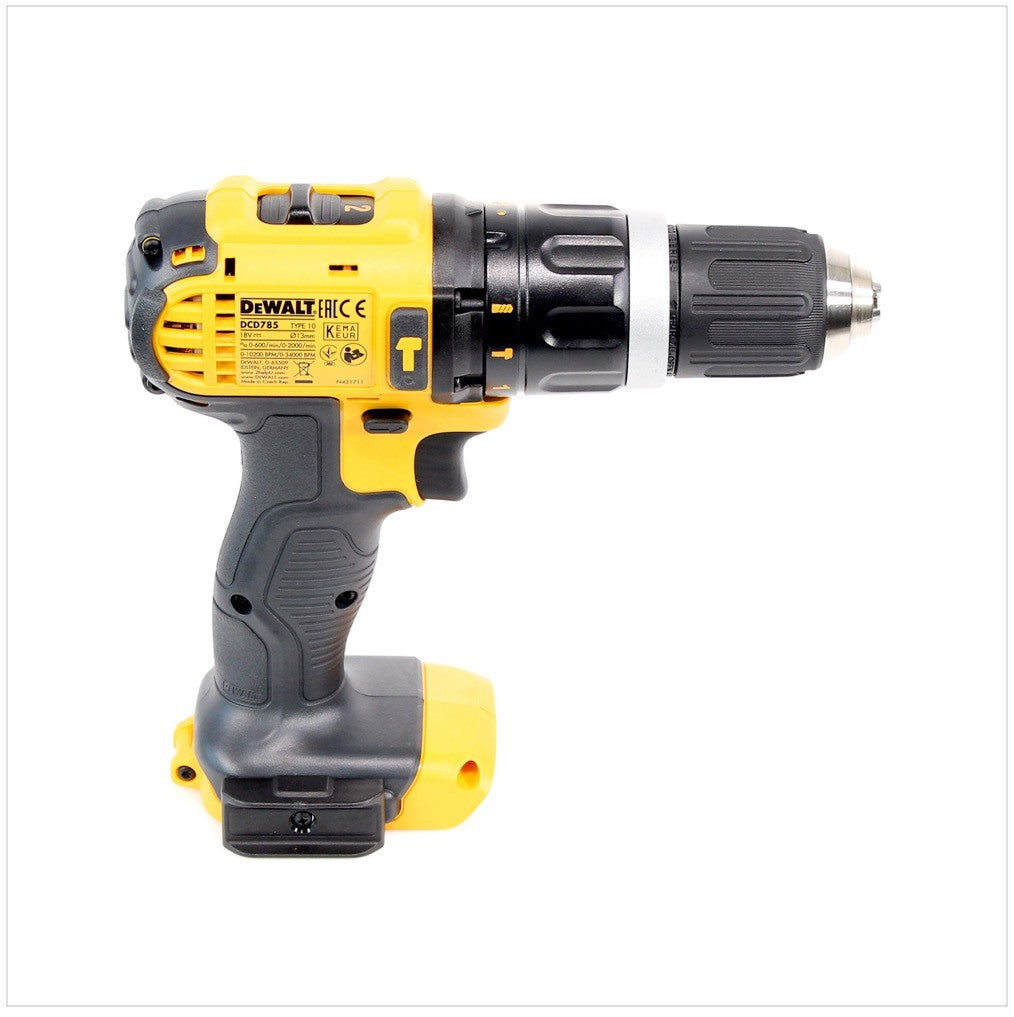 DeWalt DCD 785 N Akku Schlagbohrschrauber 18V 60Nm 13mm + 1x 5,0Ah Akku - ohne Ladegerät - Toolbrothers