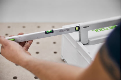 Niveau à bulle Festool LEYSYS-FT1 354 x 12 x 26 mm (577220) échelle métrique / POUCE en profilé d'aluminium massif - Utilisable dans la poignée Systainer 3