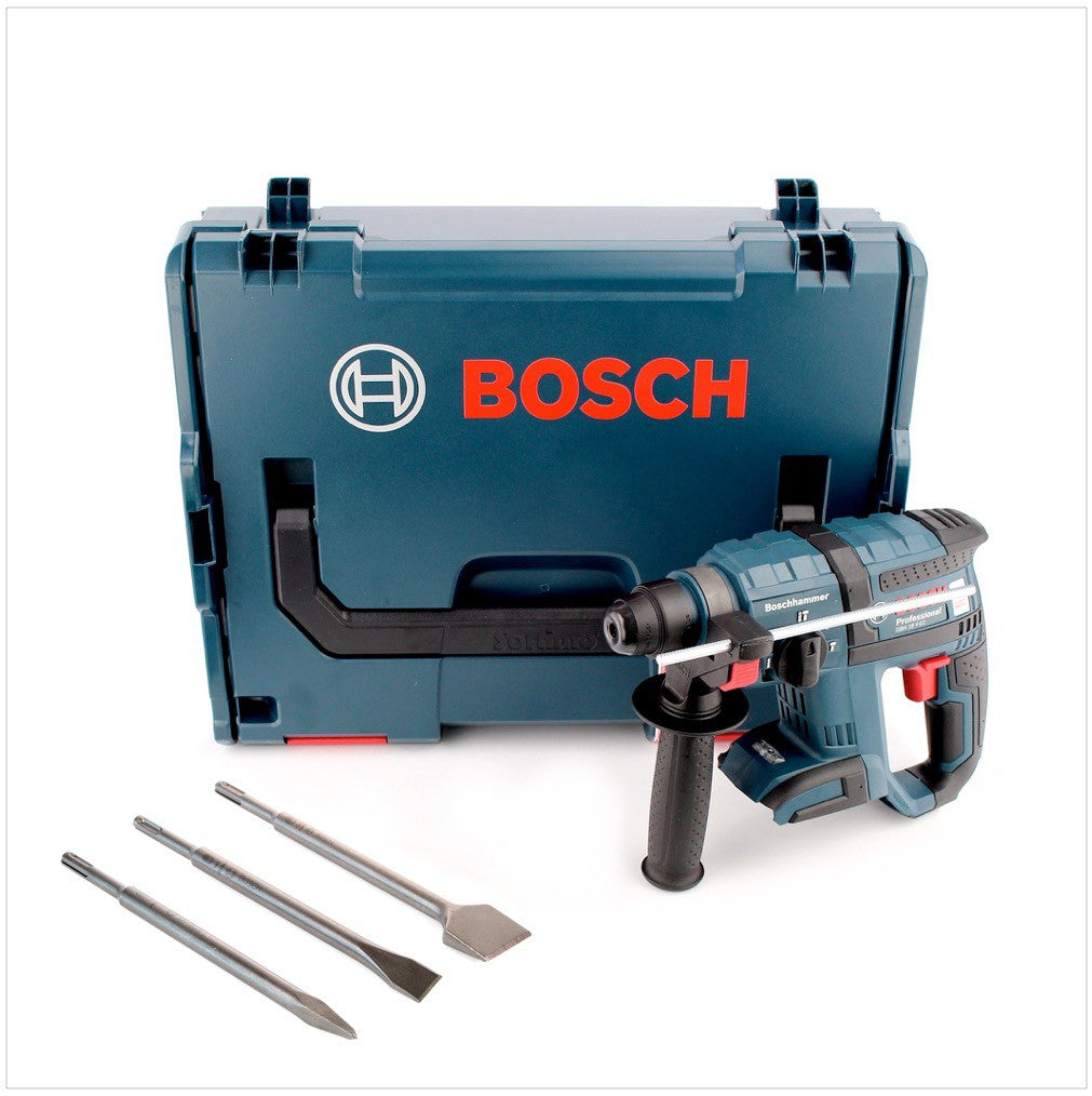 Bosch GBH 18 V-EC brushless Akku Bohrhammer Professional SDS-Plus in L-Boxx mit 3er-Meißel-Set - Toolbrothers