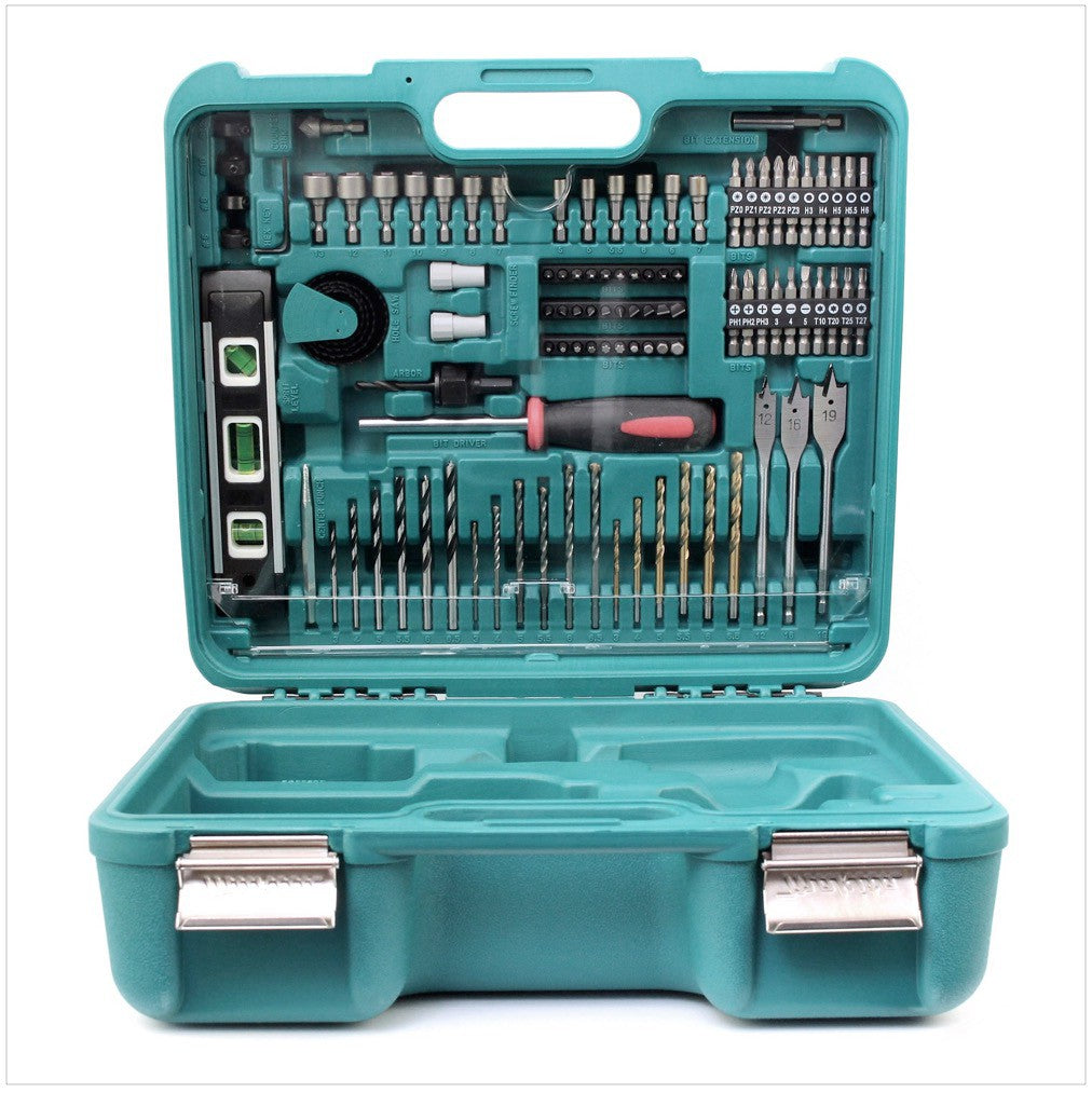 Makita DHP 482 Z Akku Schlagbohrschrauber 18 V 62Nm + Koffer + 101 teiliges Werkzeugset - Toolbrothers