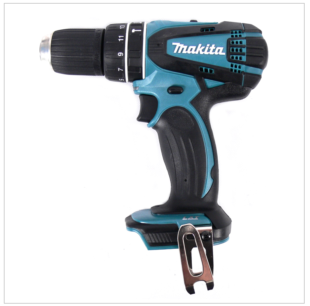 Makita DHP 456 SAJ Akku Schlagbohrschrauber 18 V 42 Nm + 2x Akku 2,0 Ah + Ladegerät + Makpac - Toolbrothers