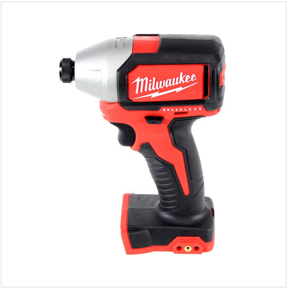 Milwaukee M18 BLID 502 C 18 V Brushless Akku - Schlagschrauber + 2x 5.0 Ah Red Li-Ion Akku + Milwaukee M12-18C Universal Akku Ladegerät + Koffer - Toolbrothers