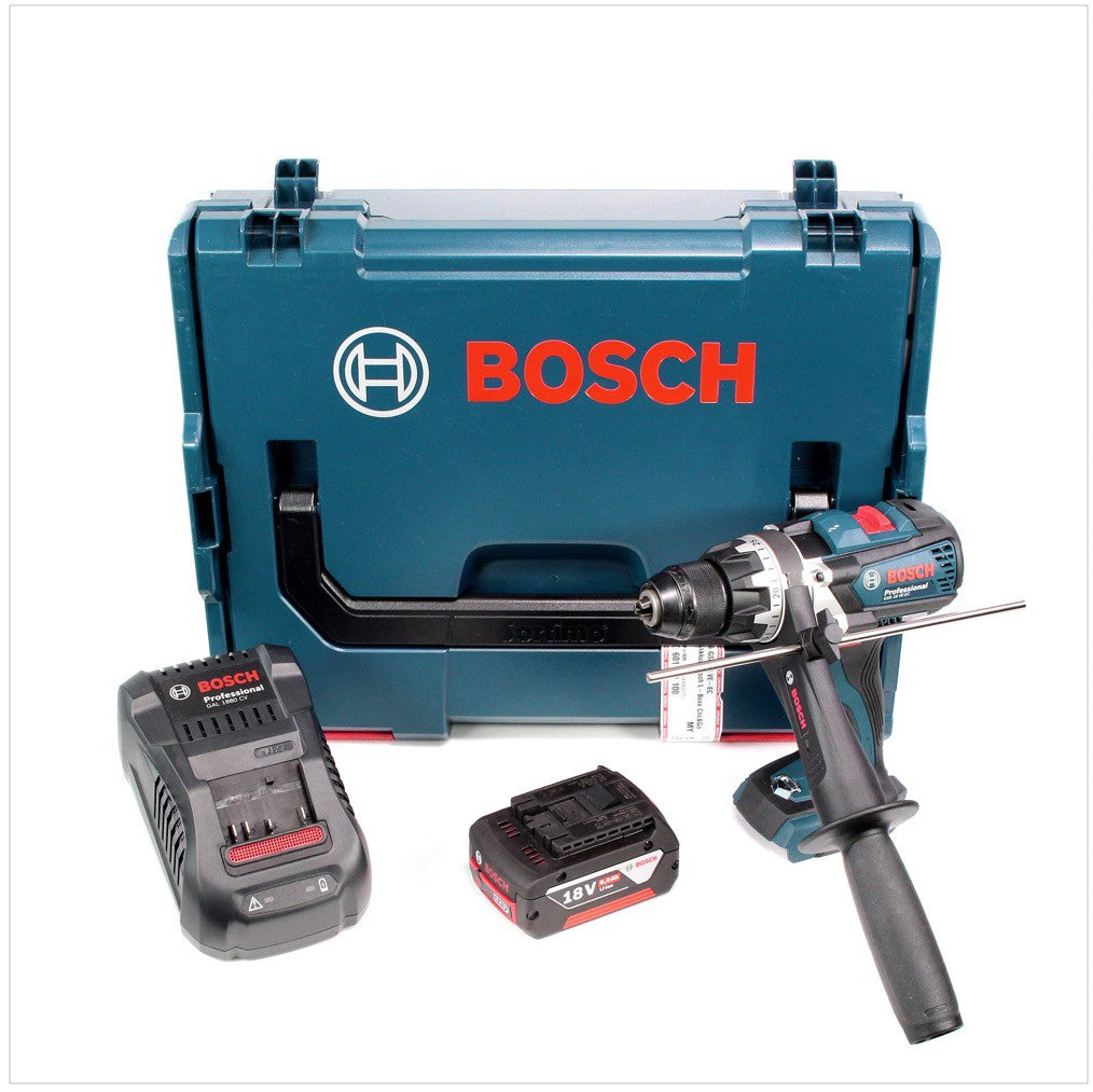 Bosch GSR 18 VE-EC Professional Akku Bohrschrauber in L-Boxx 1x GBA 6 Ah Akku, Schnellladegerät GAL 1880 CV - Toolbrothers