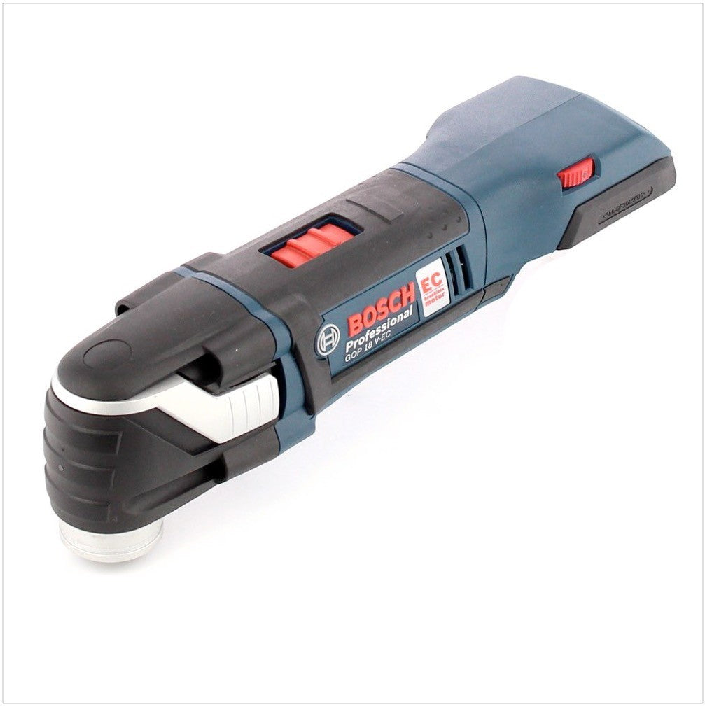 Bosch GOP 18 V-EC Professional Akku Multi Cutter Multifunktionswerkzeug mit 1x GBA 5,0 Ah Akku + 20 tlg. Zubehör  - ohne Ladegerät - ohne Koffer - Toolbrothers