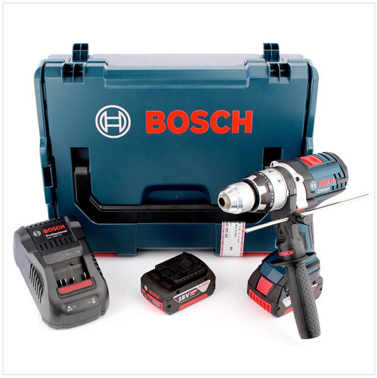 Bosch GSB 18 VE-2-Li Akku Schlagbohrschrauber 18V 85Nm in L-Boxx + 2x 5,0 Ah Akku + Ladegerät - Toolbrothers