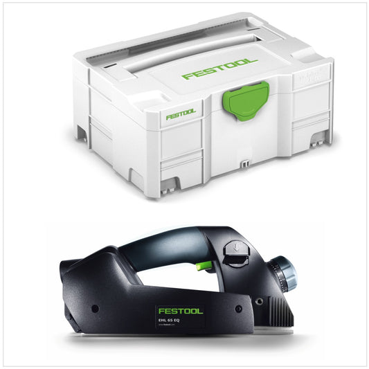 Festool EHL 65 EQ-Plus Einhandhobel 720W 23mm im Systainer + Zubehör ( 574557 ) - Toolbrothers