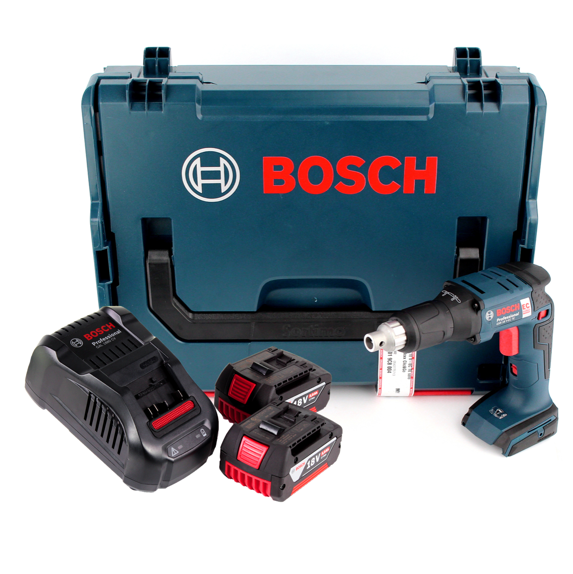 Bosch GSR 18 V-EC TE Akku Trockenbauschrauber 18V 25Nm Brushless + 2x Akku 5,0Ah + Ladegerät + L-Boxx - Toolbrothers