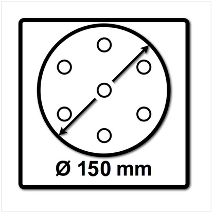 Festool STF D150/16 Schleifscheiben 150 mm Granat P180 GR / 100 Stück ( 496981 ) - Toolbrothers