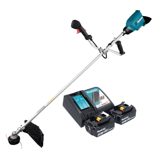 Makita DUR 369 ARF2 Akku Freischneider 36 V ( 2x 18 V ) 43 cm Brushless + 2x Akku 3,0 Ah + Ladegerät