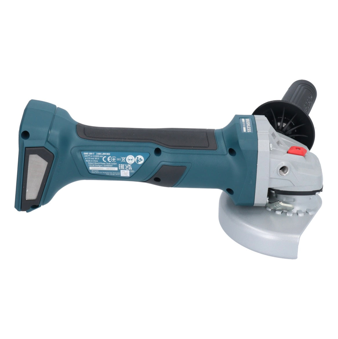 Bosch GWS 18V-7 Professional Meuleuse d'angle sans fil 18 V 125 mm sans balais Solo (06019H9001) - sans batterie, sans chargeur