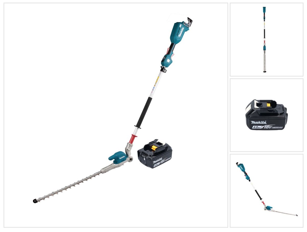 Makita DUN 500 WM Akku Heckenschneider 18 V 50 cm Brushless + 1x Akku 4,0 Ah - ohne Ladegerät