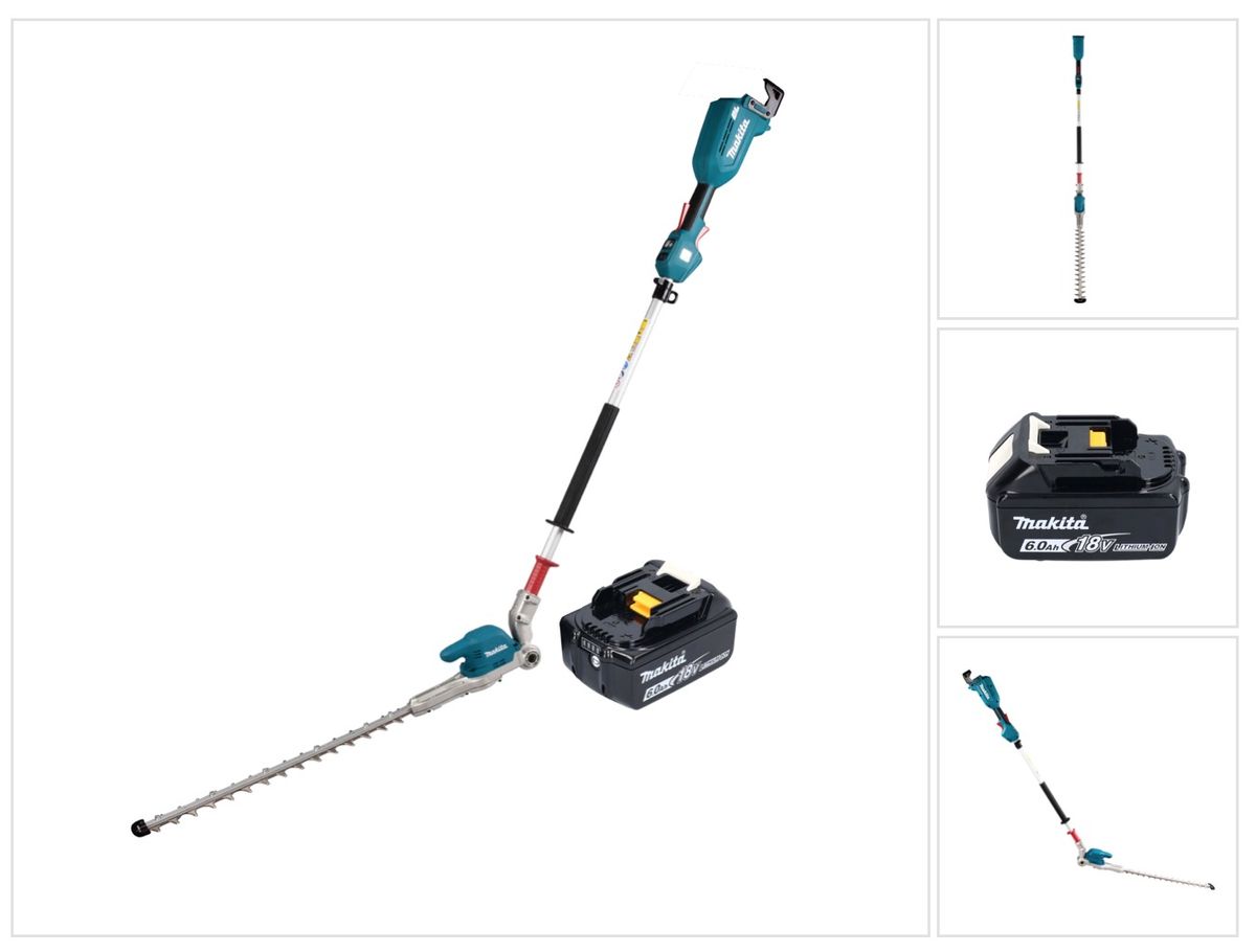 Taille-haie sur batterie Makita DUN 500 WRG 18 V 50 cm sans balai + 1x batterie 6,0 Ah + chargeur