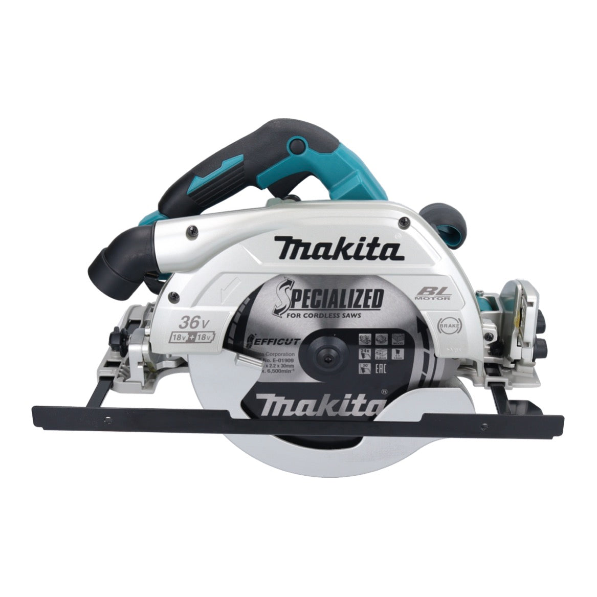 Makita DHS 900 ZU Akku Handkreissäge 36 V ( 2x 18 V ) 235 mm Brushless + Bluetooth Adapter - ohne Akku, ohne Ladegerät