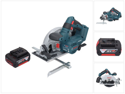 Bosch GKS 18V-57-2 Professional Akku Handkreissäge 18 V 165 mm Brushless + 1x Akku 5,0 Ah - ohne Ladegerät