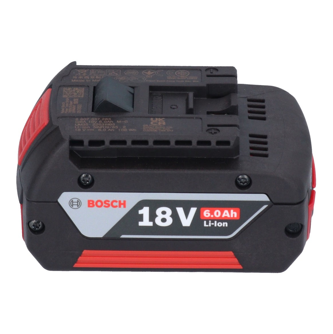 Bosch GKS 18V-57-2 Scie circulaire sans fil professionnelle 18 V 165 mm sans balai + 1x batterie 6,0 Ah - sans chargeur